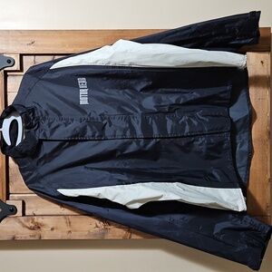 Motorhead Riders Black White Zip Windbreaker Jacket Large